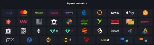 Vavada Site Payment Methods