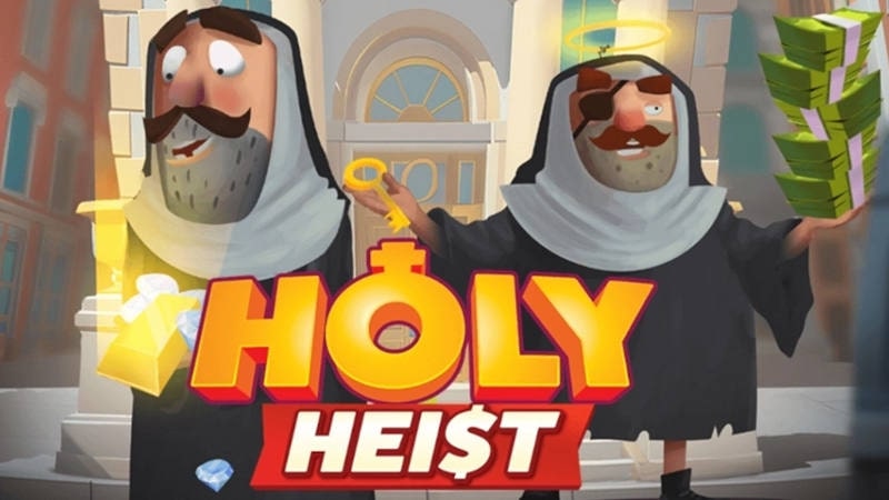 Holy Heist Slot Logo