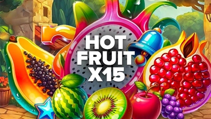 Hot Fruit x15 Slot Logo