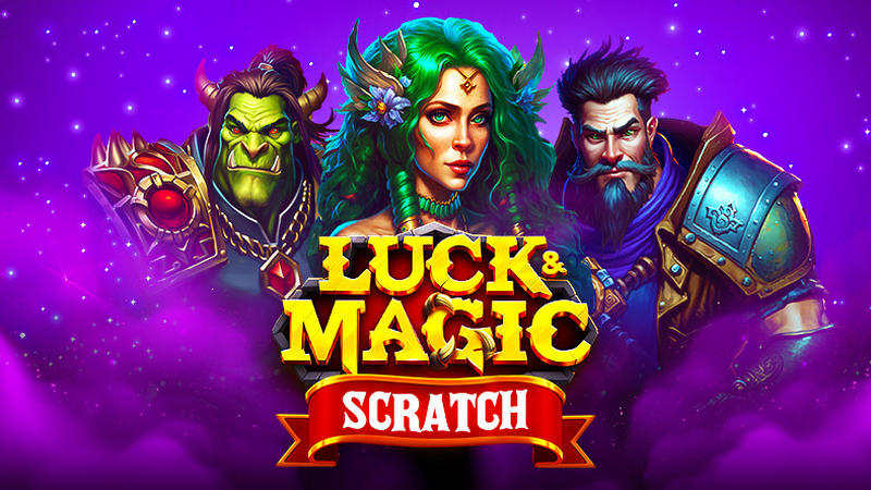 Luck & Magic Scratch Slot Logo