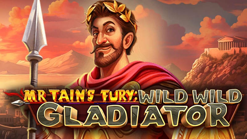 Mr Tain's Fury Wild Wild Gladiator Slot Logo