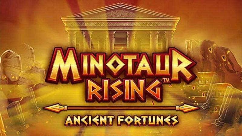 Ancient Fortunes Minotaur Rising Slot Logo