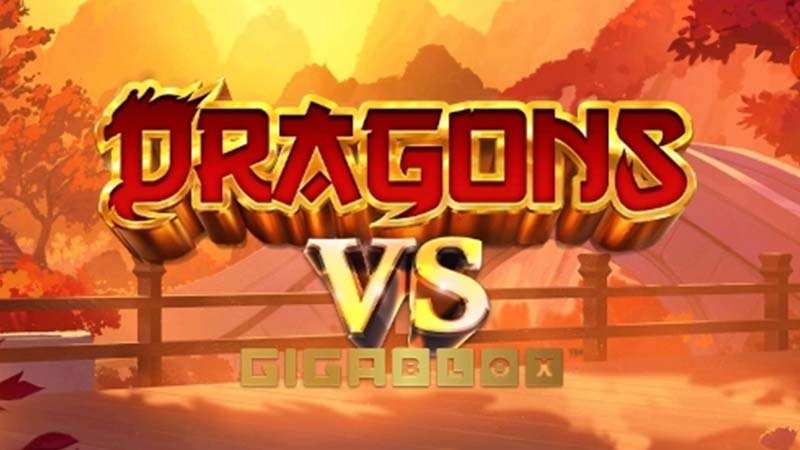 Dragons VS Gigablox Slot Logo