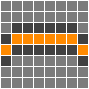 Transforms one line of 8 symbols