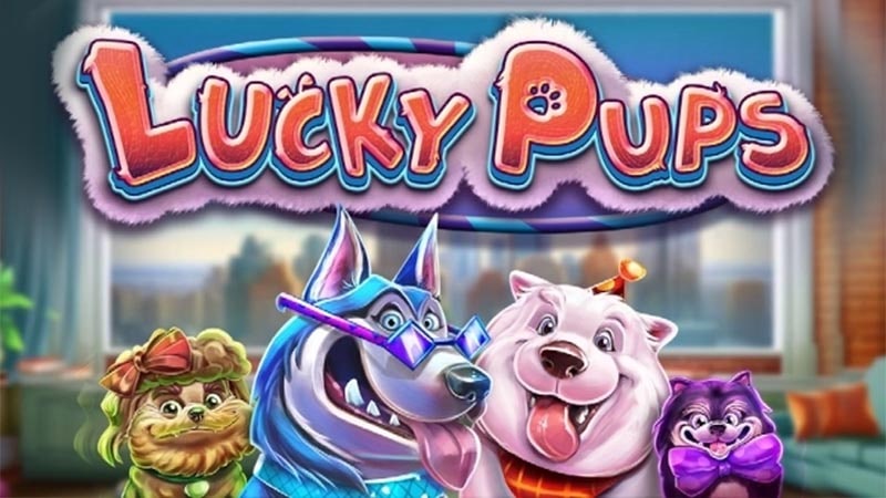 Lucky Pups Slot Logo