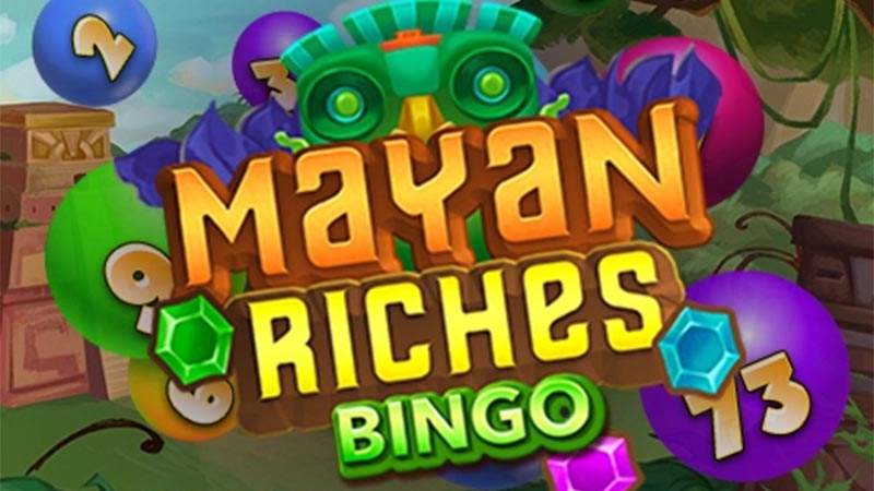 Mayan Riches Bingo Slot Logo