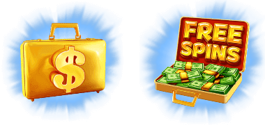 Free spins and collection feature with growing coin multiplier