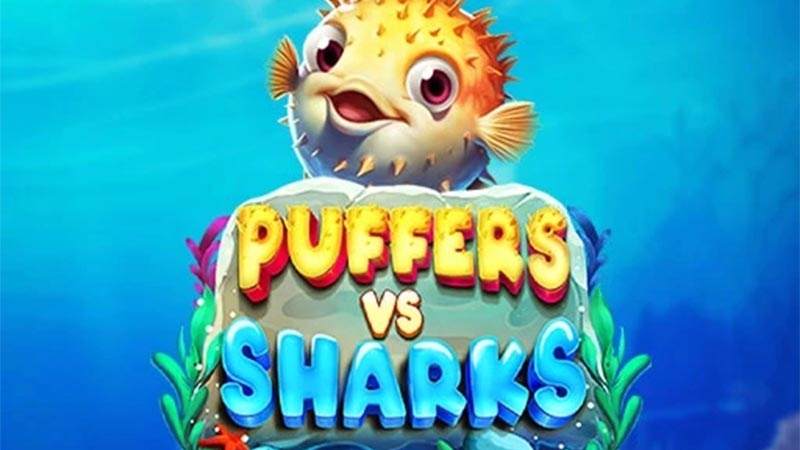 Puffers Vs Sharks Slot Logo