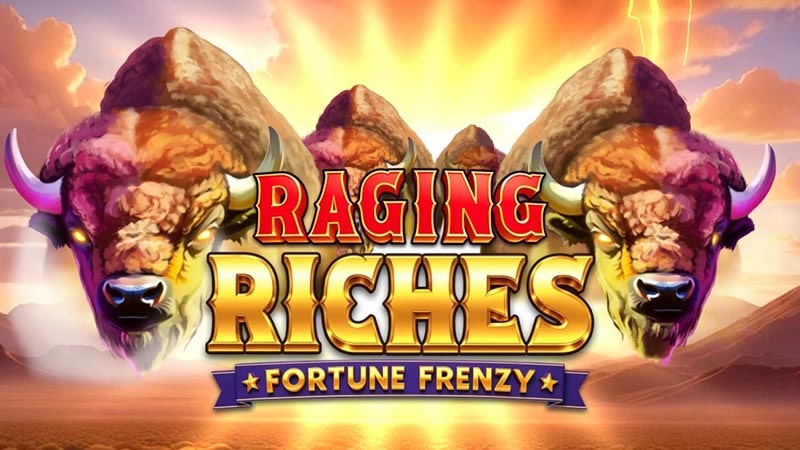 Raging Riches Slot Logo