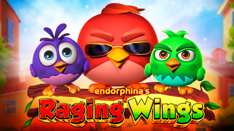 Raging Wings Slot Logo