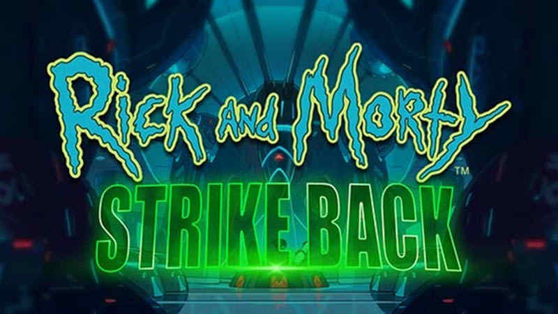 Rick And Morty Strike Back Slot Logo