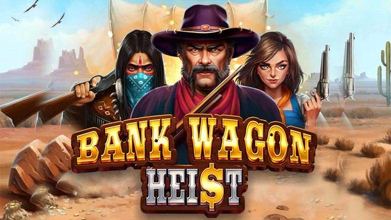 Bank Wagon Heist Slot Logo