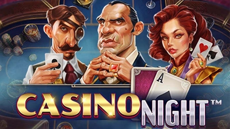 Casino Night Slot Logo