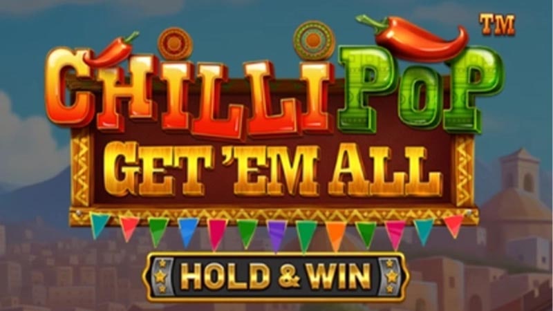 ChilliPop Get 'Em All Slot Logo