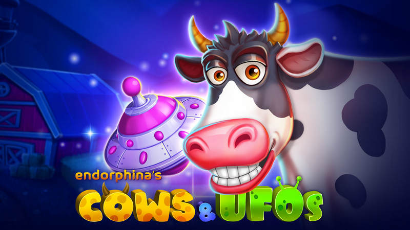 Cows & UFOs Slot Logo