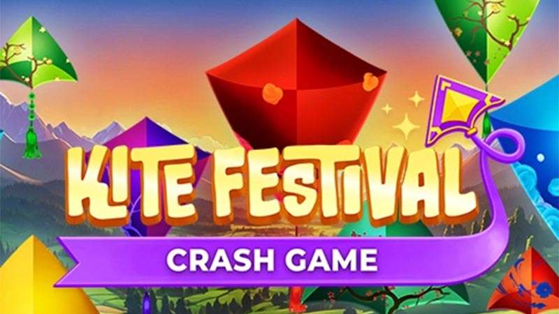 Kite Festival Crash Game Slot Logo