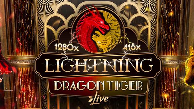 Lightning Dragon Tiger Slot Logo