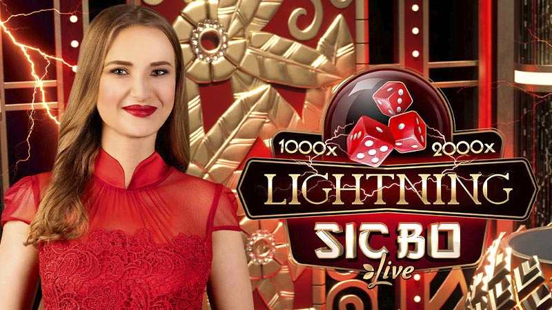 Lightning Sic Bo Slot Logo