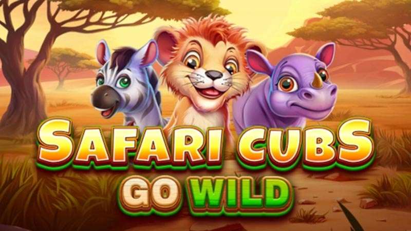 Safari Cubs Go Wild Slot Logo