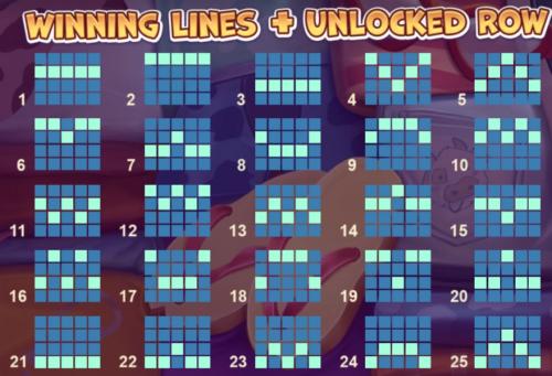 Winning Lines + Unlocked Row