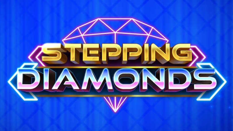 Stepping Diamonds Slot Logo