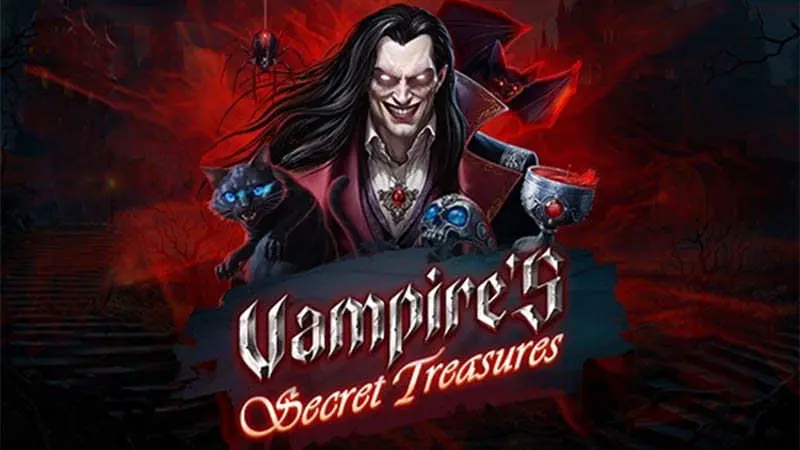 Vampire's Secret Treasures Slot Logo