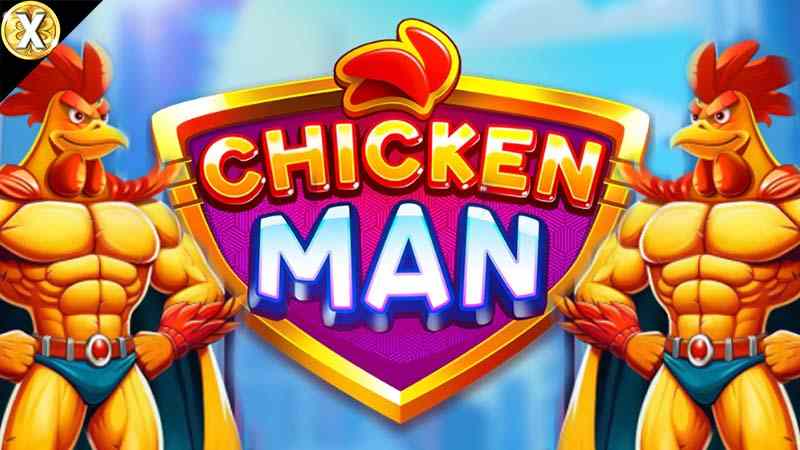 Chicken Man Slot Logo