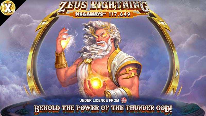 Zeus Lightning Megaways Slot Logo