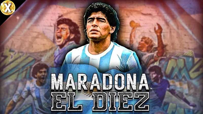 Maradona El Diez Slot Logo