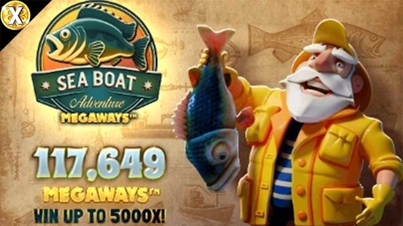 Sea Boat Adventure MegaWays Slot Logo