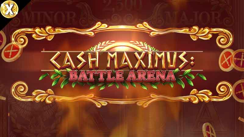 Cash Maximus Battle Arena Slot Logo