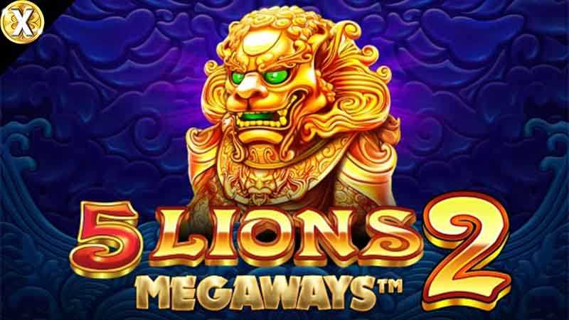 5 Lions Megaways 2 Slot Logo