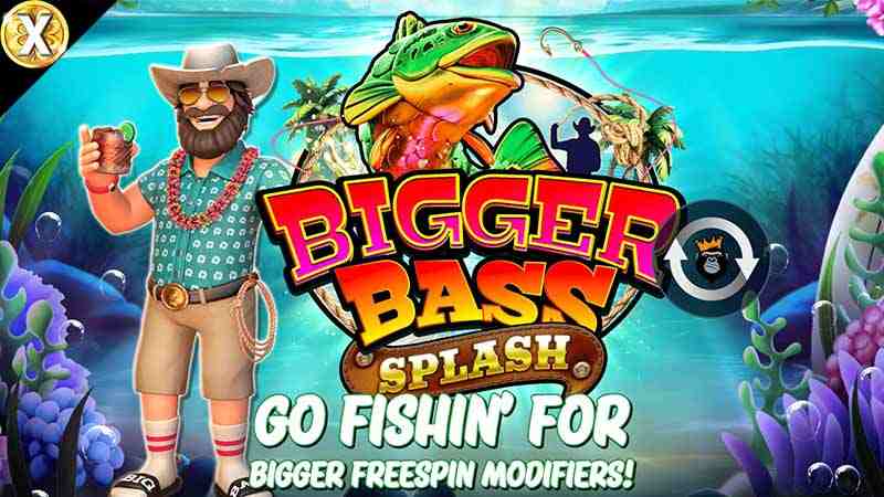 Bigger Bass Splash Slot Logo