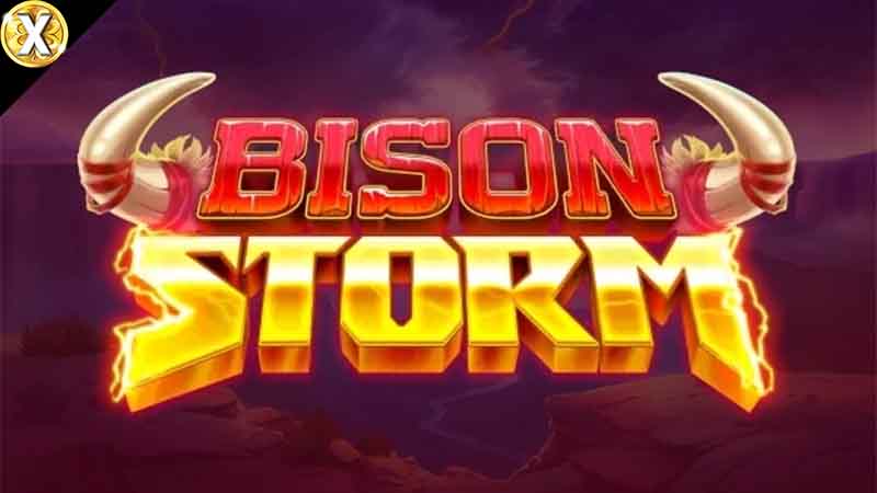 Bison Storm Slot Logo