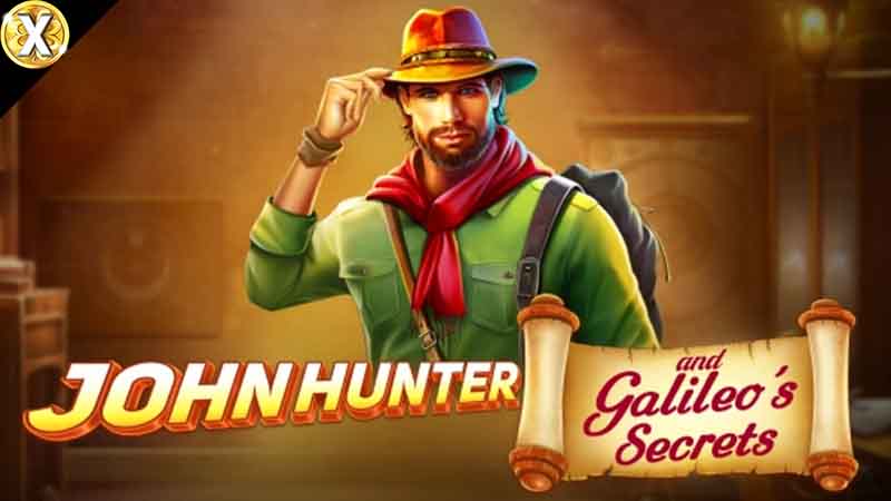 John Hunter and Galileo’s Secrets Slot Logo