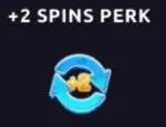 +2 spins perk