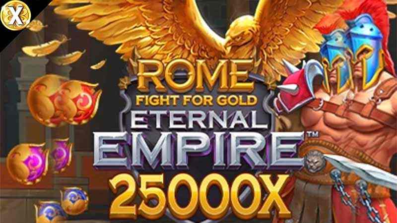 Rome Fight For Gold Eternal Empire Slot Logo