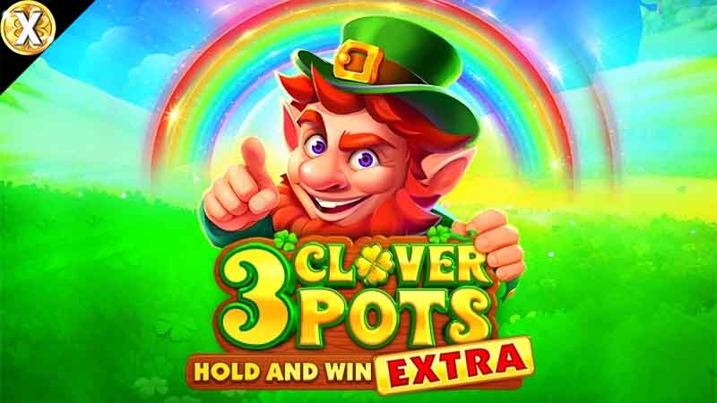 3 Clover Pots Extra Slot Logo