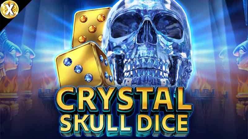 Crystal Skull Dice Slot Logo