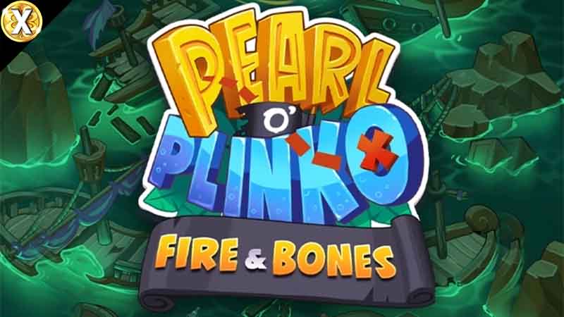 Pearl O' Plinko-Fire & Bones Slot Logo