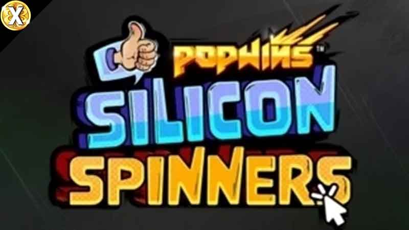 Silicon Spinners Slot Logo