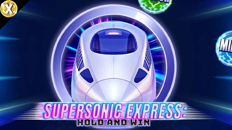 Supersonic Express Hold and Win Slot Logo