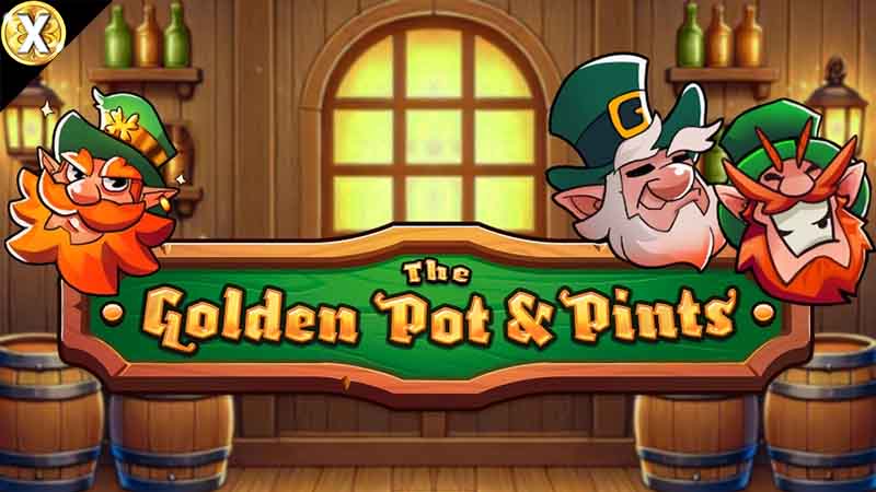 The Golden Pot & Pints Slot Logo