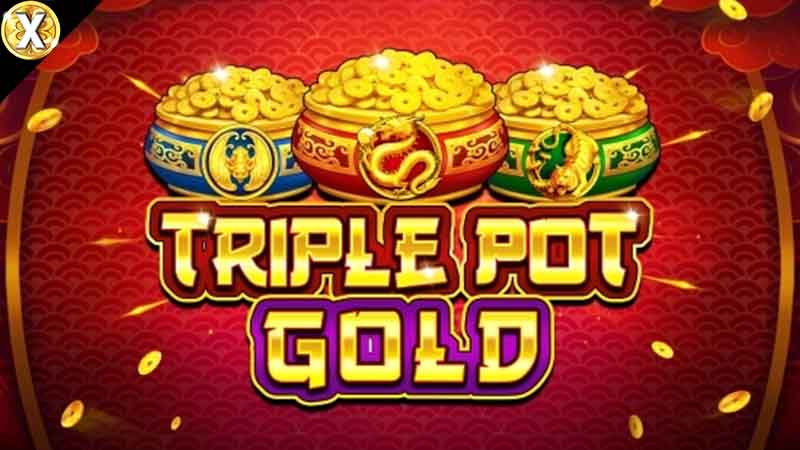 Triple Pot Gold Slot Logo