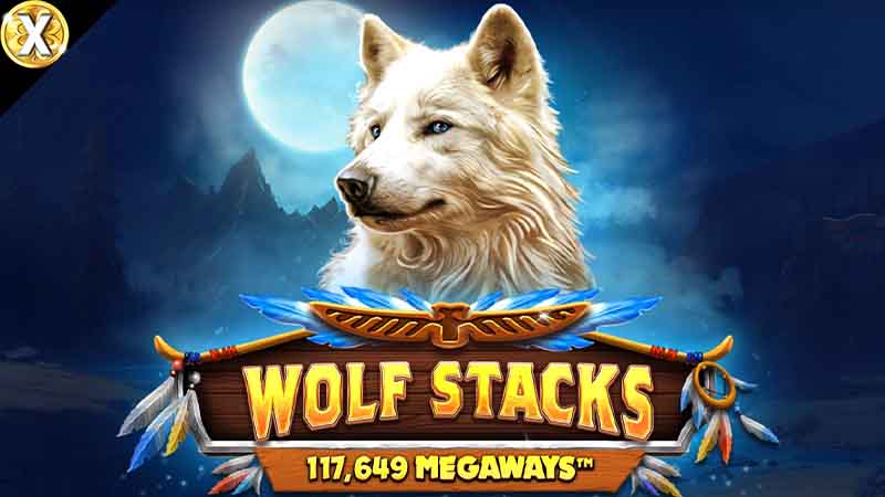 Wolf Stacks Megaways Slot Logo