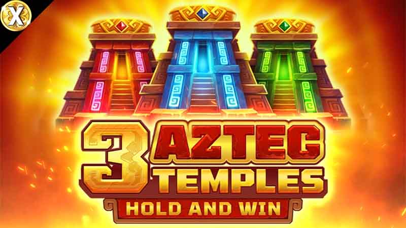 3 Aztec Temples Slot Logo