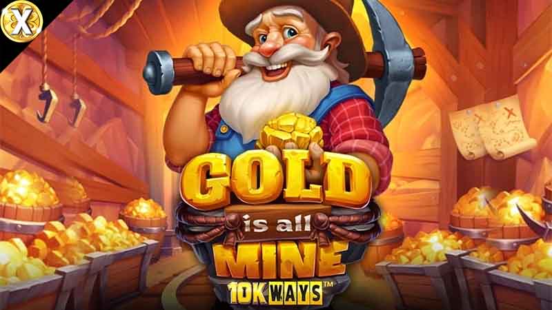 Gold is all Mine 10K Ways Slot Logo