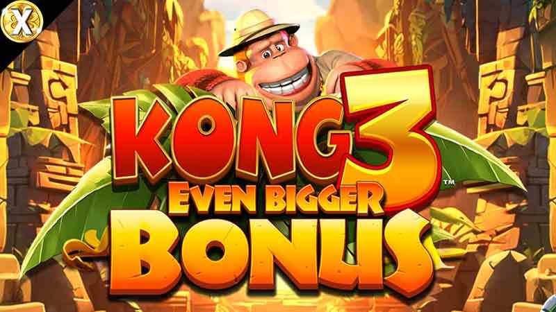 Kong 3 Even Bigger Bonus Slot Logo