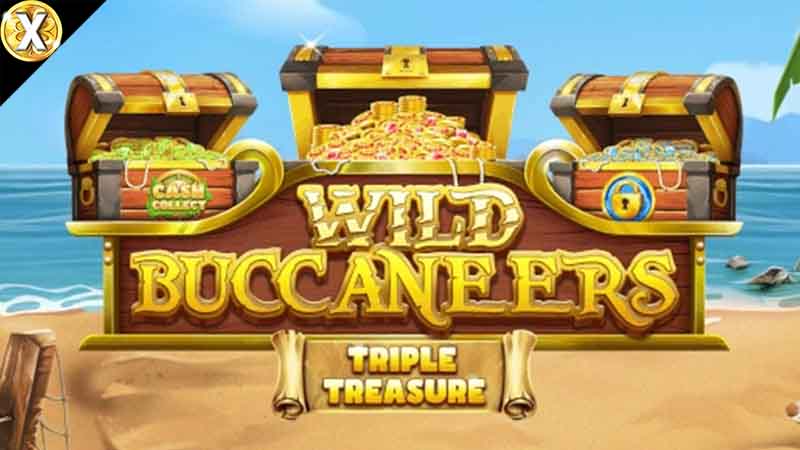 Wild Buccaneers Triple Treasure Slot Logo